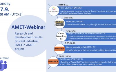 Measuring EAF Scrap Charge volumes – Luxmet presents at AMET -Webinar 27.9.