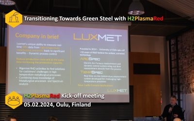 Transitioning Towards Green Steel with H2PlasmaRed